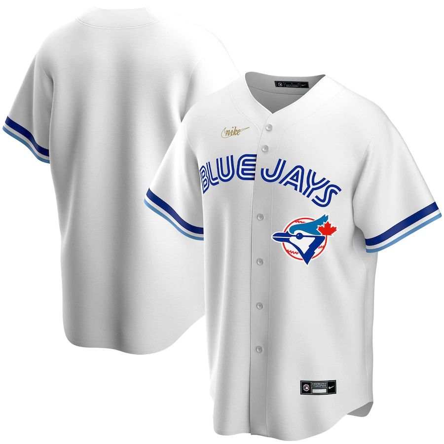 Mens Toronto Blue Jays Nike White Home Cooperstown Collection Team MLB Jerseys